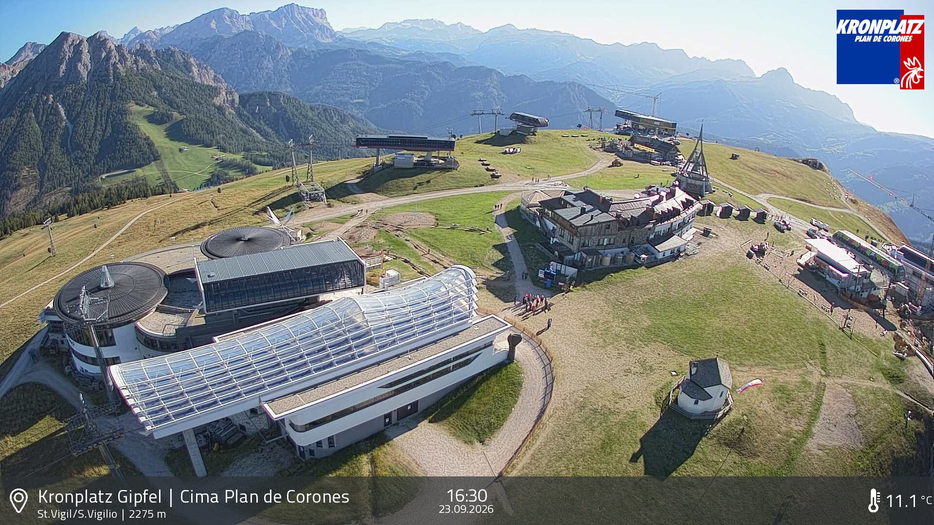 Archiv Foto Webcam Kronplatz - St. Vigil, Südtirol