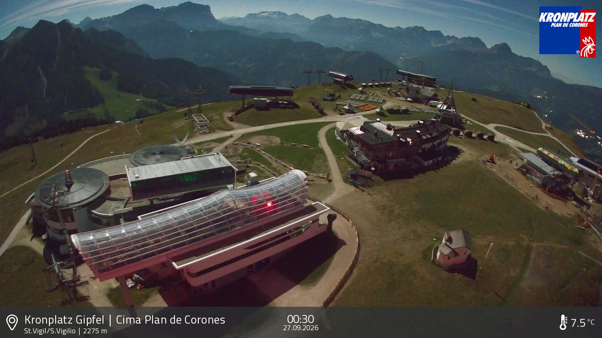 Archiv Foto Webcam Kronplatz - St. Vigil, Südtirol