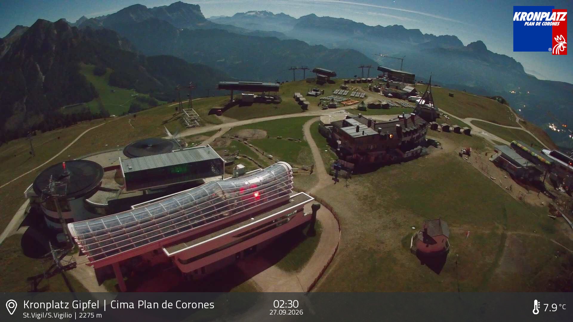 Archiv Foto Webcam Kronplatz - St. Vigil, Südtirol