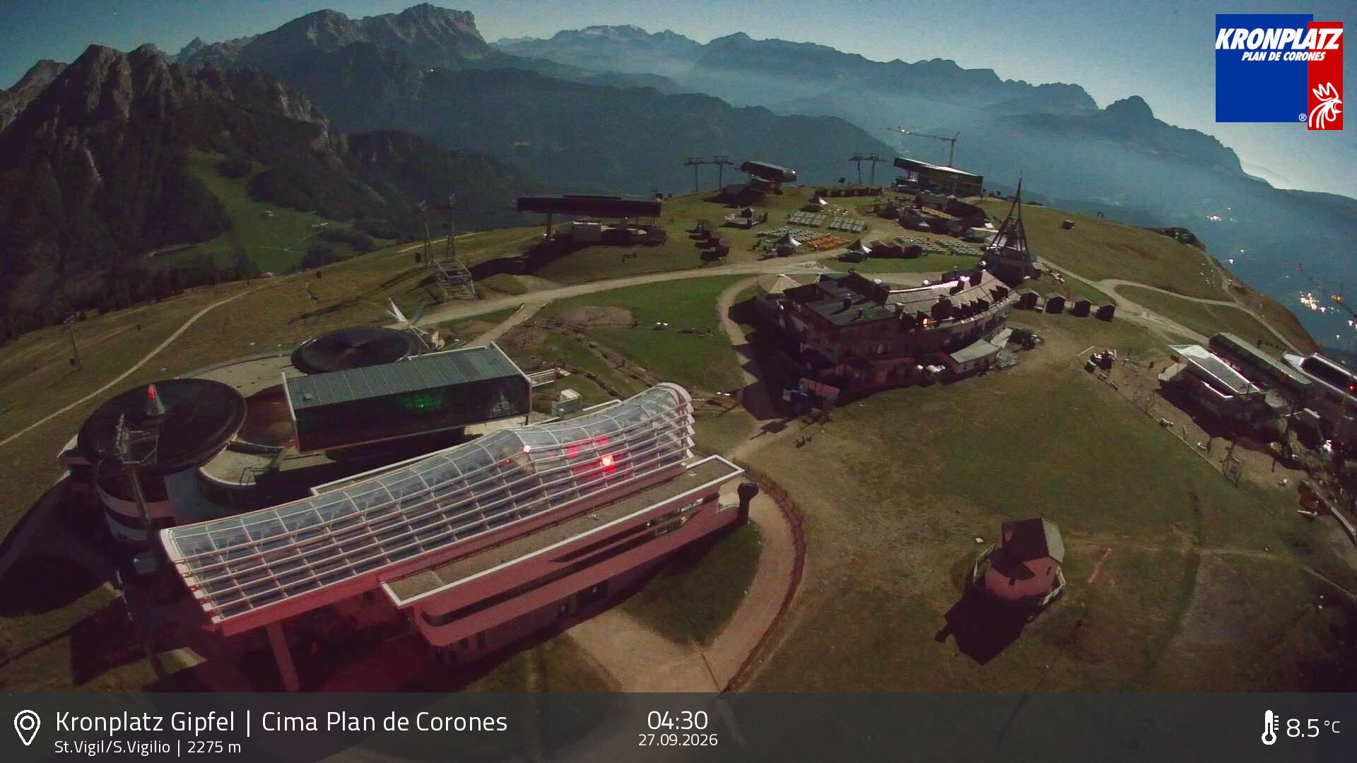 Archiv Foto Webcam Kronplatz - St. Vigil, Südtirol