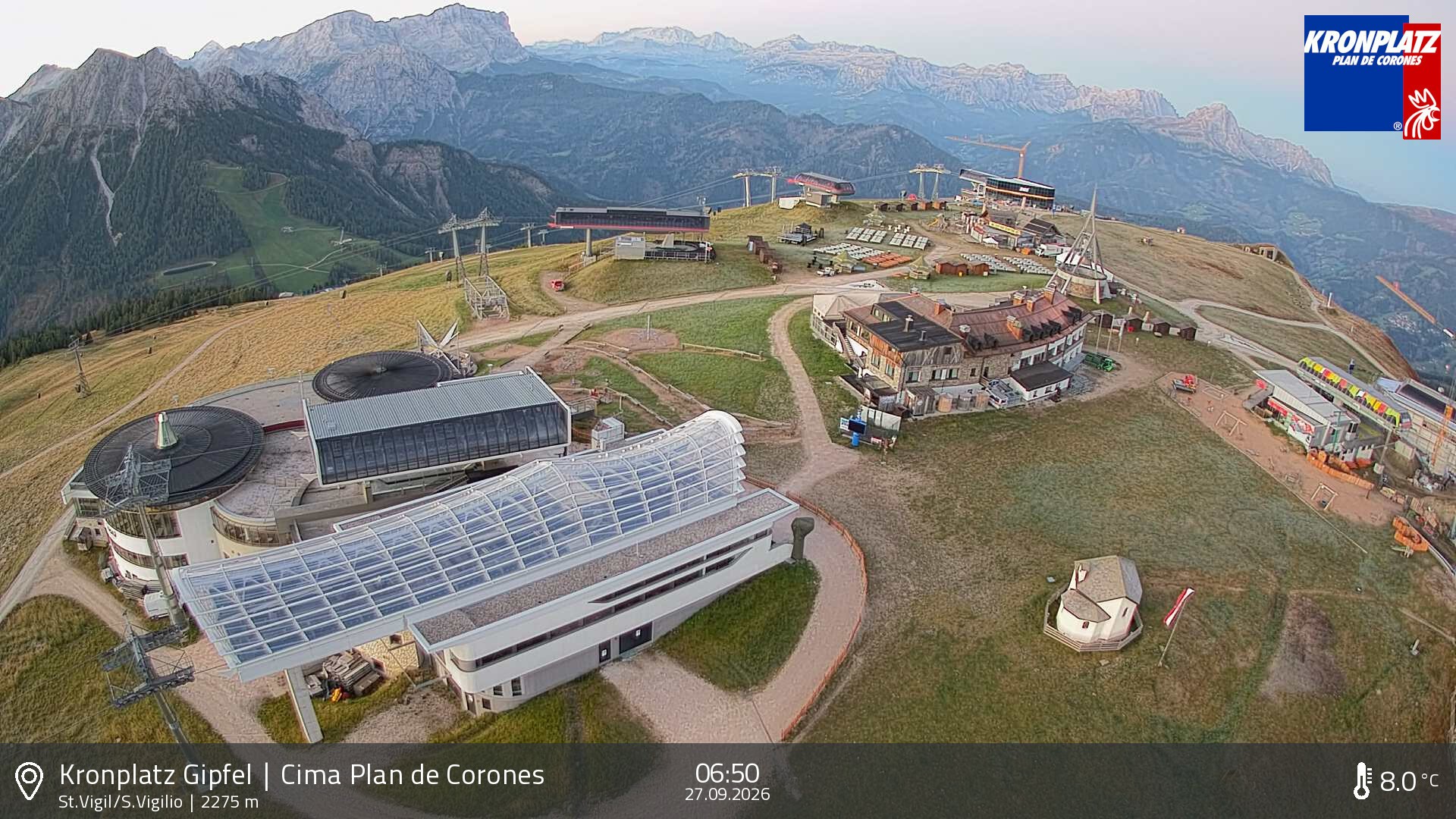 Archiv Foto Webcam Kronplatz - St. Vigil, Südtirol