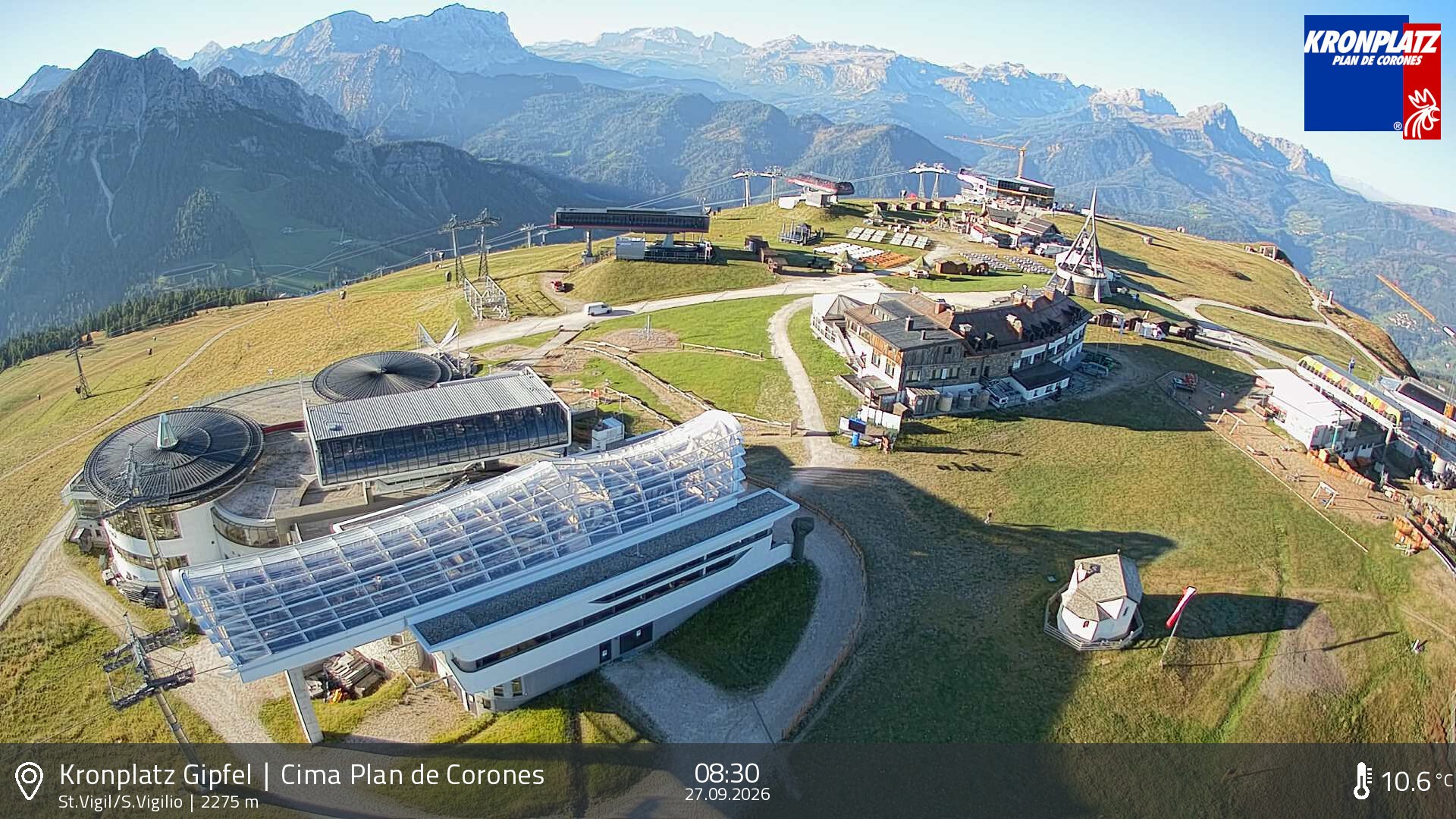 Archiv Foto Webcam Kronplatz - St. Vigil, Südtirol