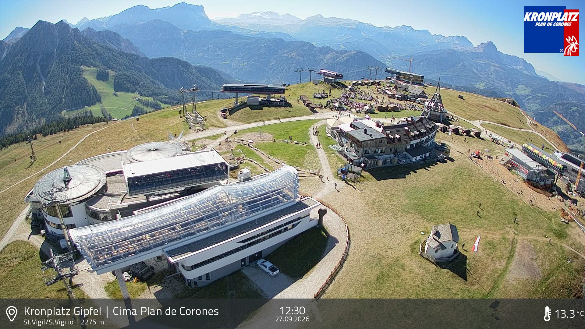 Archiv Foto Webcam Kronplatz - St. Vigil, Südtirol