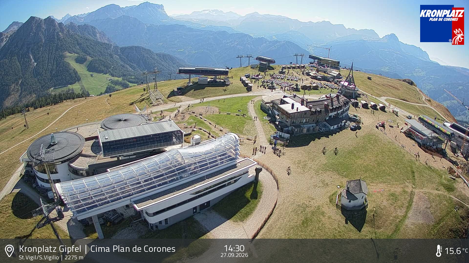Archiv Foto Webcam Kronplatz - St. Vigil, Südtirol