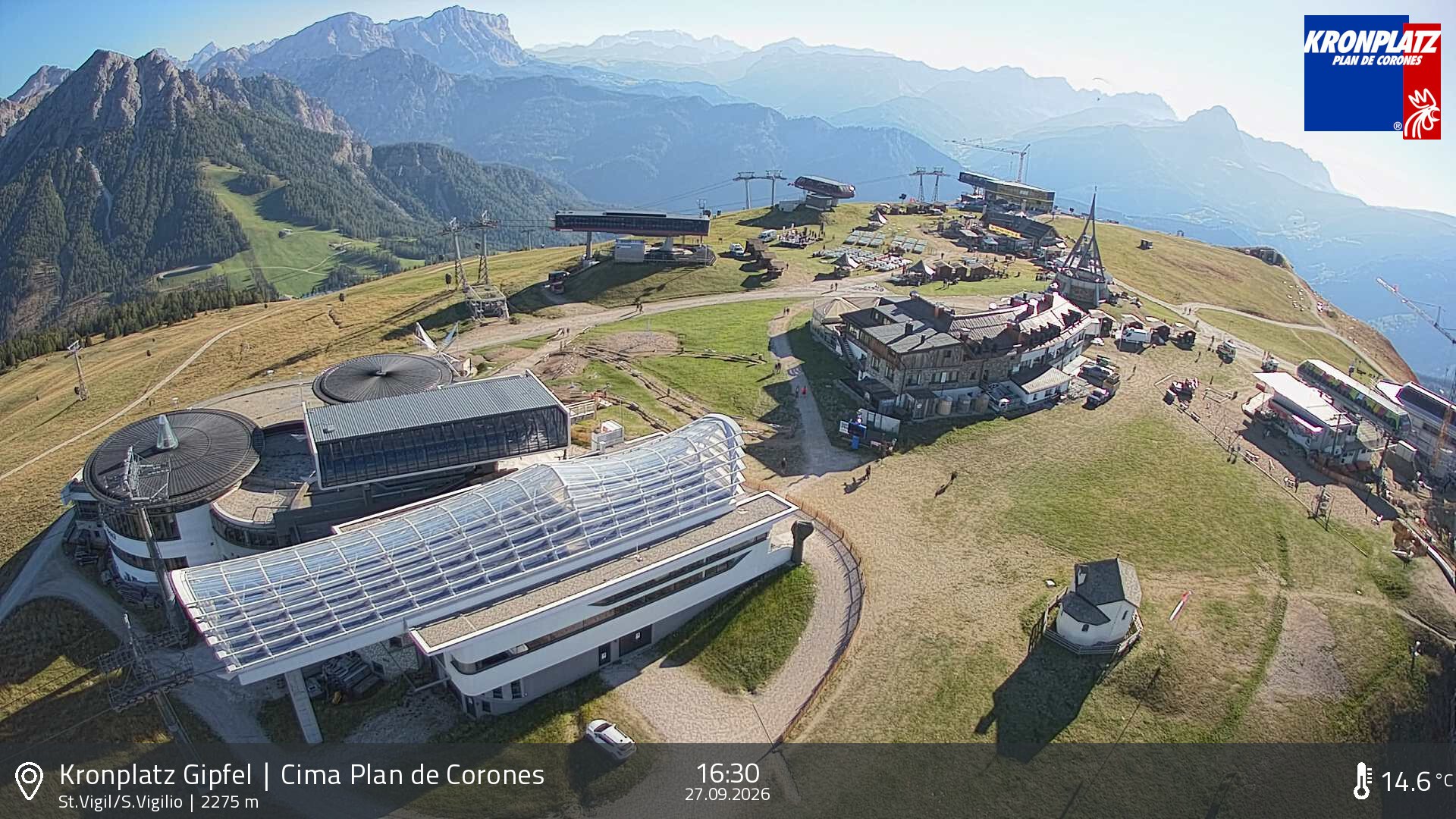 Archiv Foto Webcam Kronplatz - St. Vigil, Südtirol