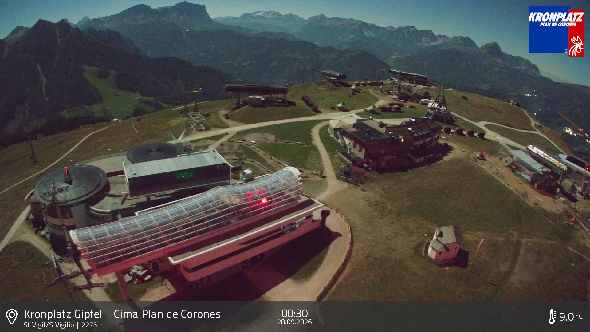 Archiv Foto Webcam Kronplatz - St. Vigil, Südtirol