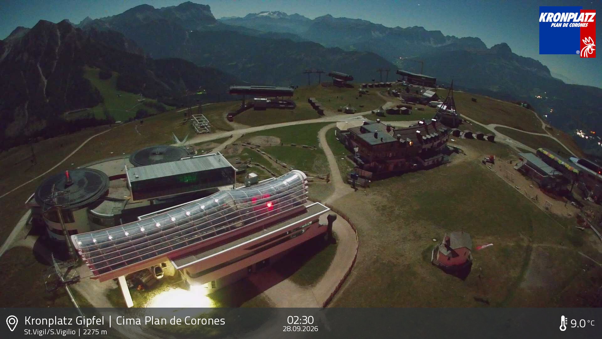 Archiv Foto Webcam Kronplatz - St. Vigil, Südtirol