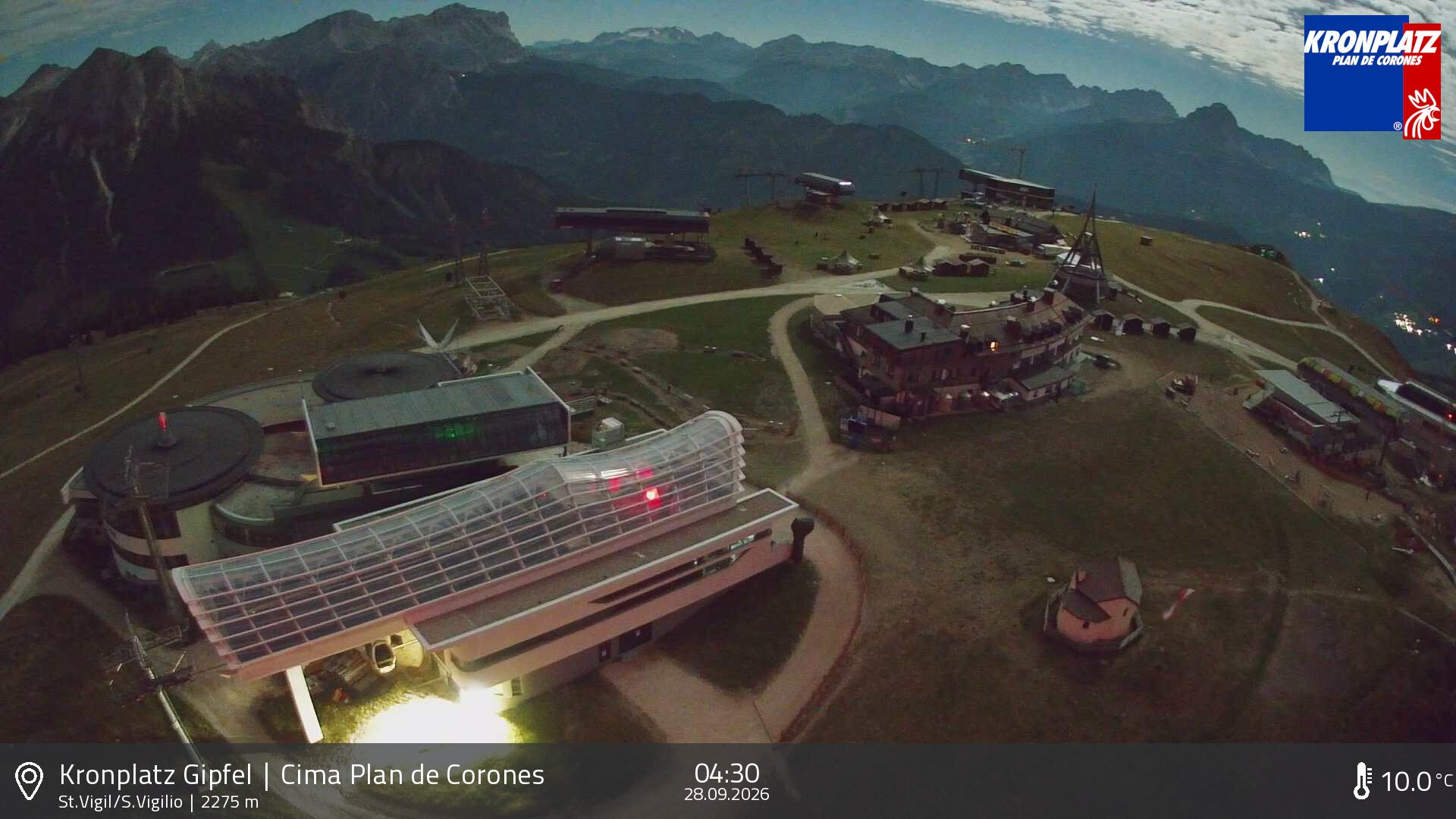 Archiv Foto Webcam Kronplatz - St. Vigil, Südtirol