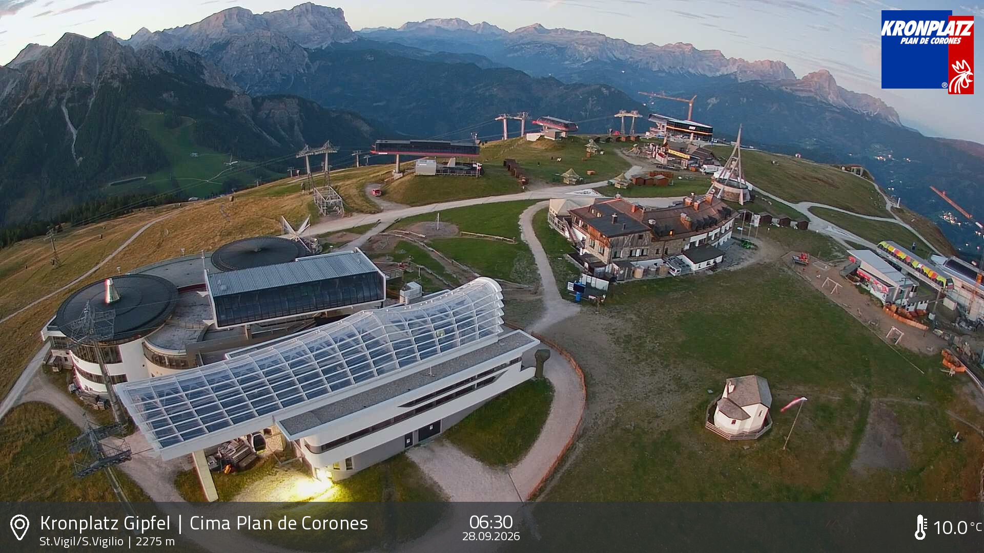 Archiv Foto Webcam Kronplatz - St. Vigil, Südtirol