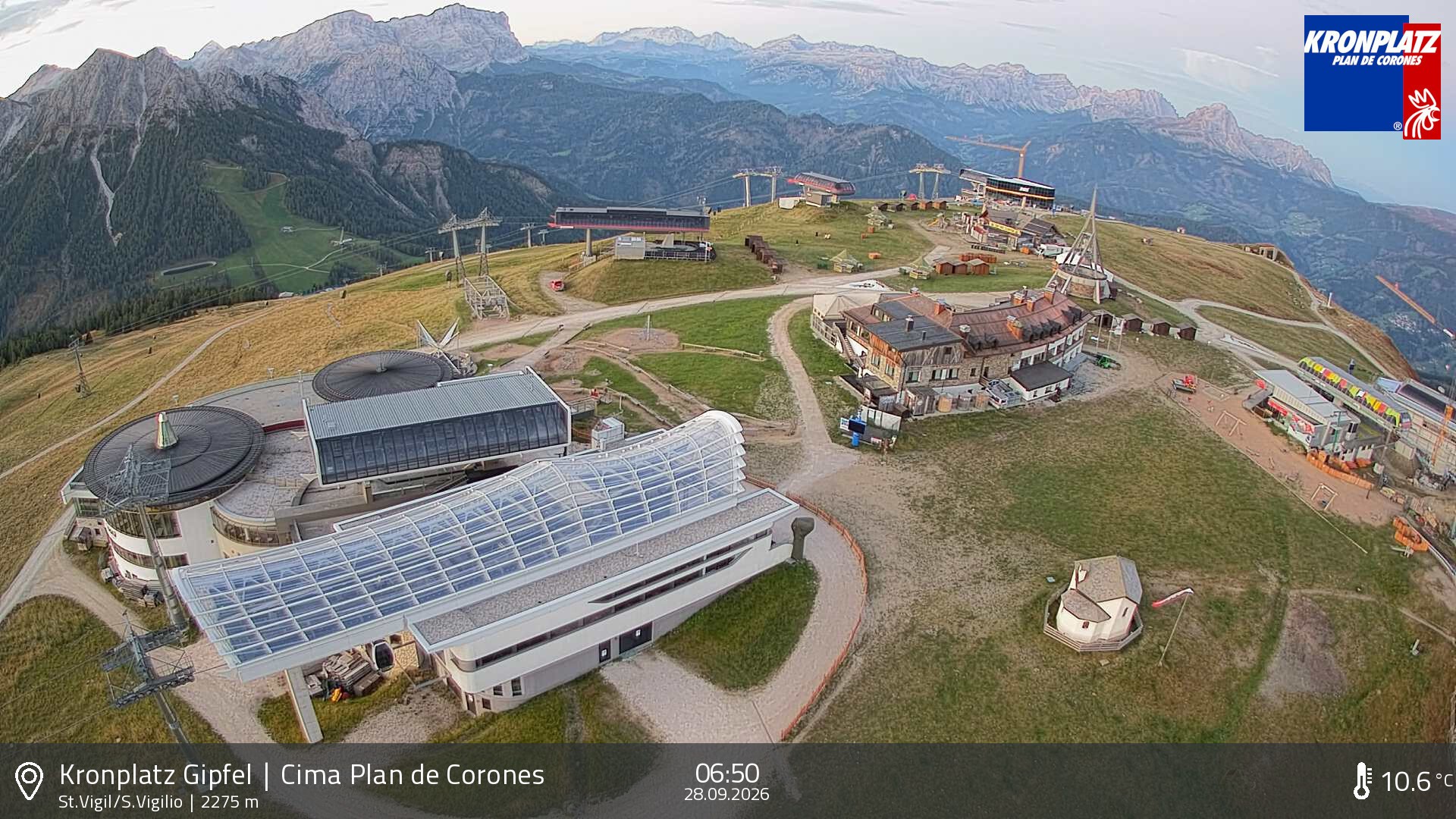 Archiv Foto Webcam Kronplatz - St. Vigil, Südtirol