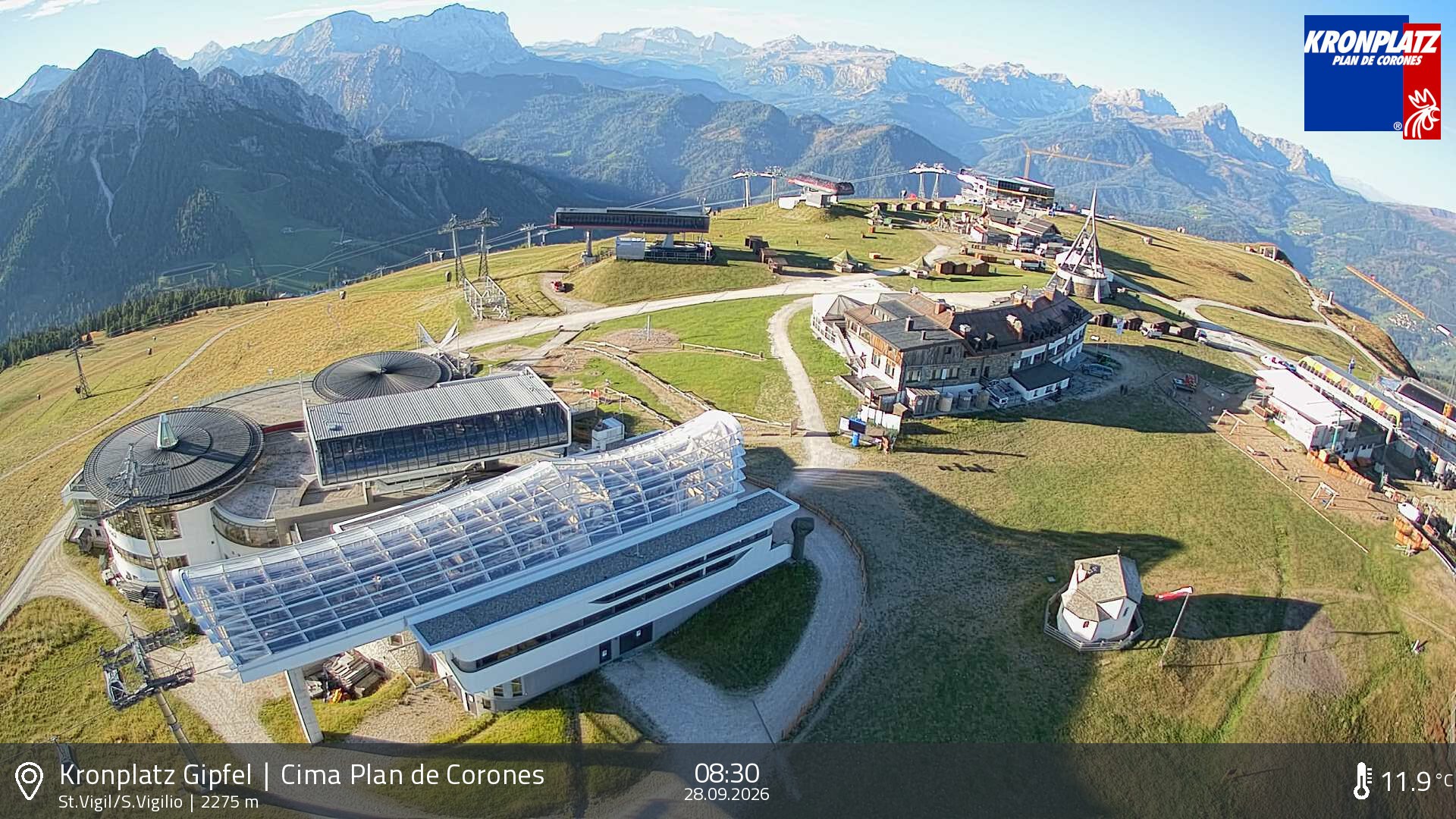 Archiv Foto Webcam Kronplatz - St. Vigil, Südtirol