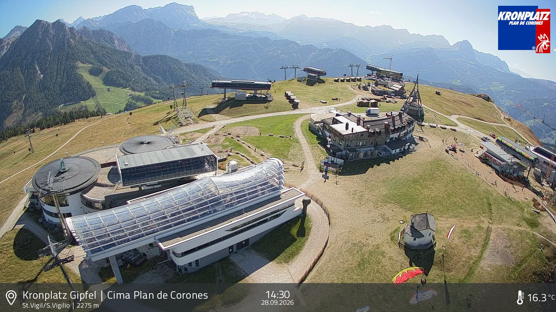 Archiv Foto Webcam Kronplatz - St. Vigil, Südtirol