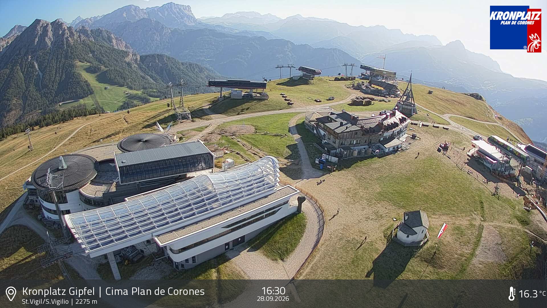 Archiv Foto Webcam Kronplatz - St. Vigil, Südtirol