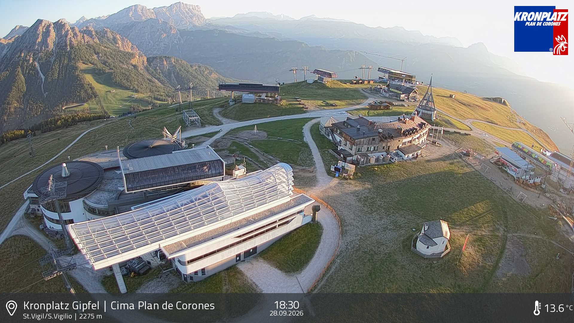 Archiv Foto Webcam Kronplatz - St. Vigil, Südtirol