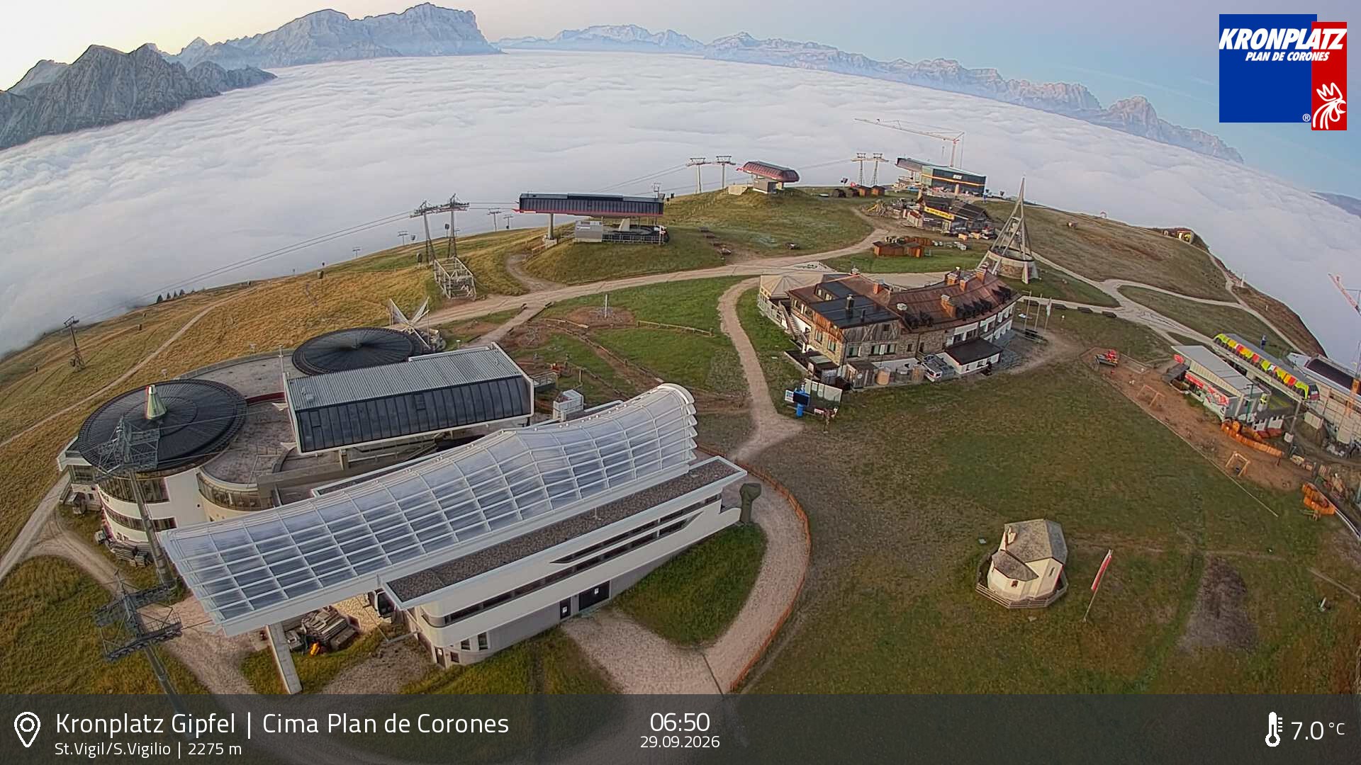 Archiv Foto Webcam Kronplatz - St. Vigil, Südtirol