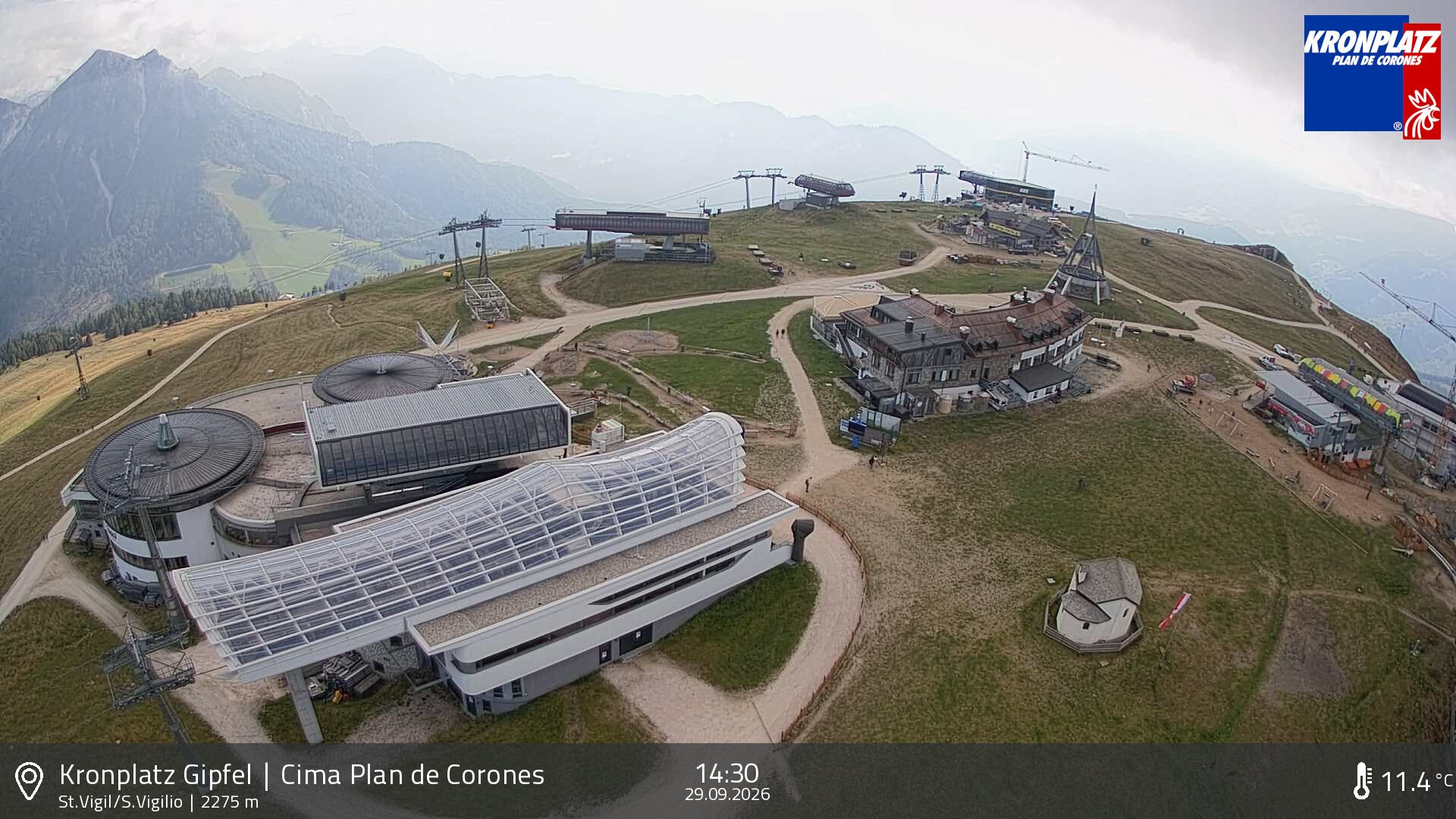Archiv Foto Webcam Kronplatz - St. Vigil, Südtirol