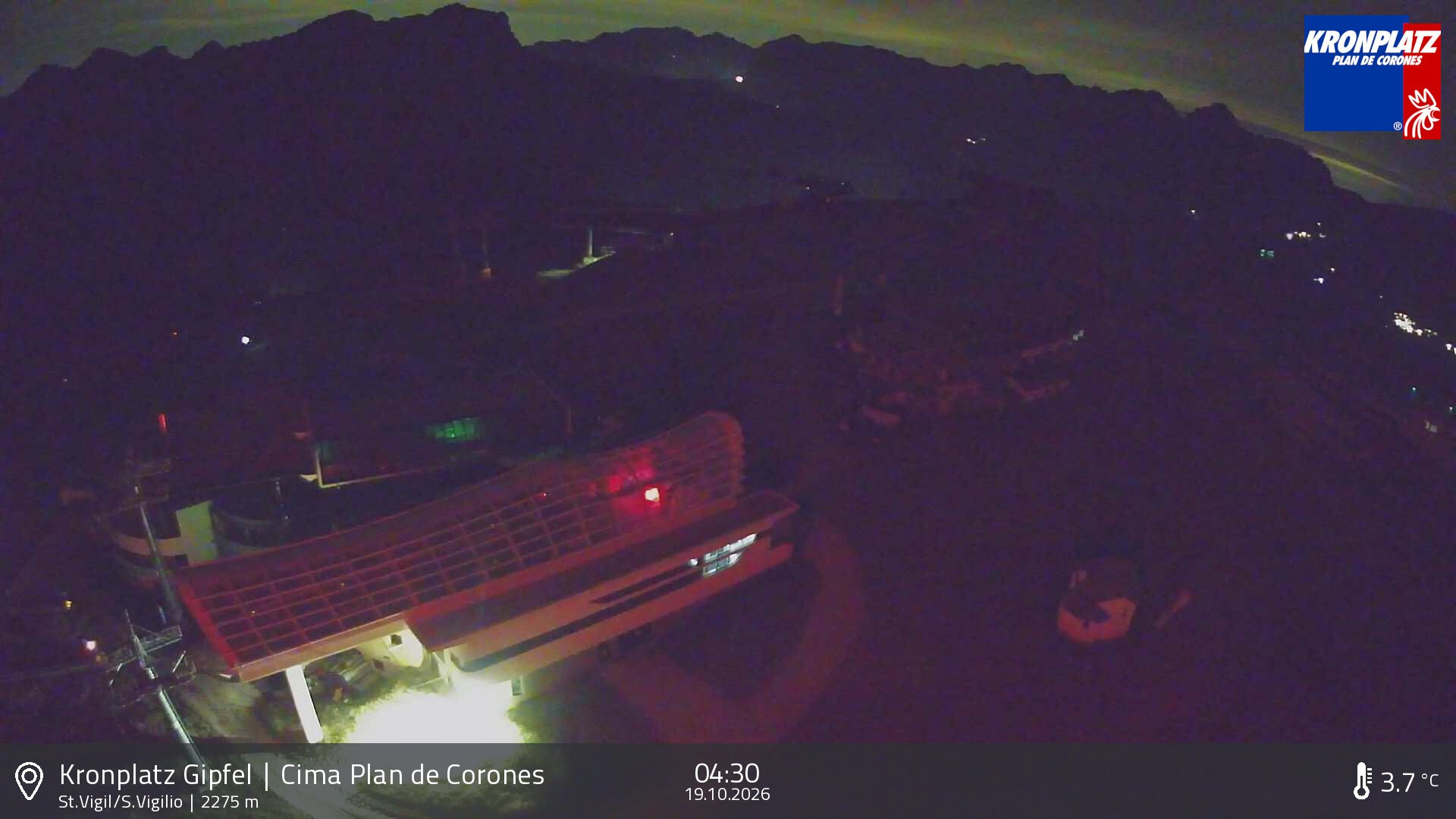Archiv Foto Webcam Kronplatz - St. Vigil, Südtirol