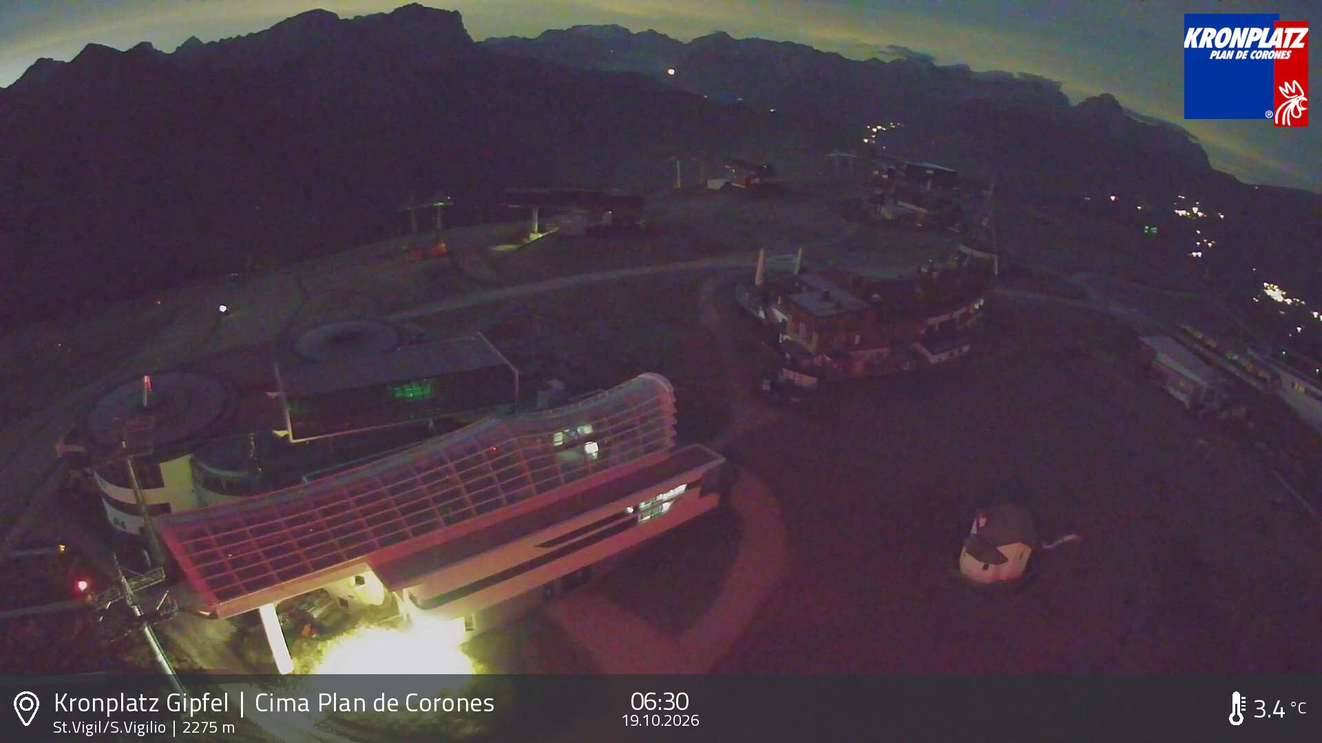 Archiv Foto Webcam Kronplatz - St. Vigil, Südtirol