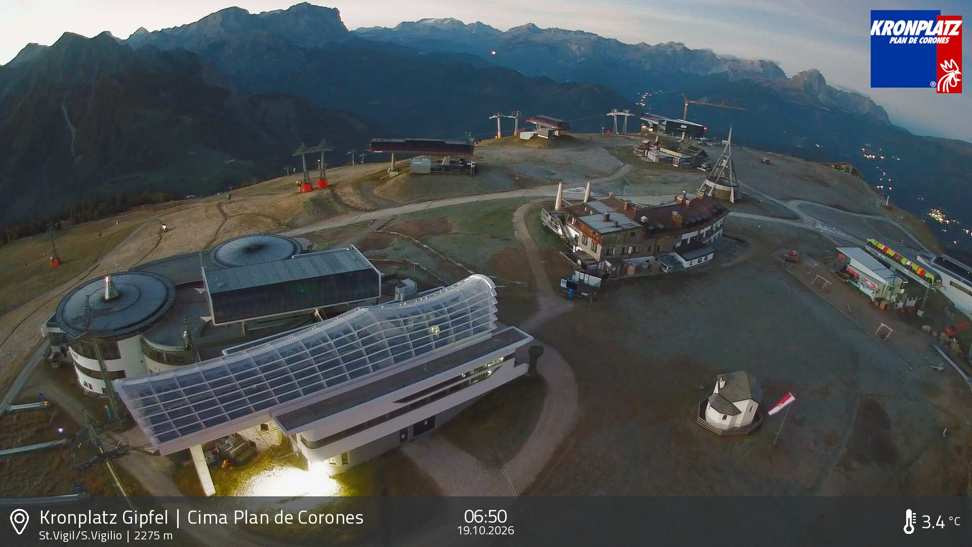 Archiv Foto Webcam Kronplatz - St. Vigil, Südtirol