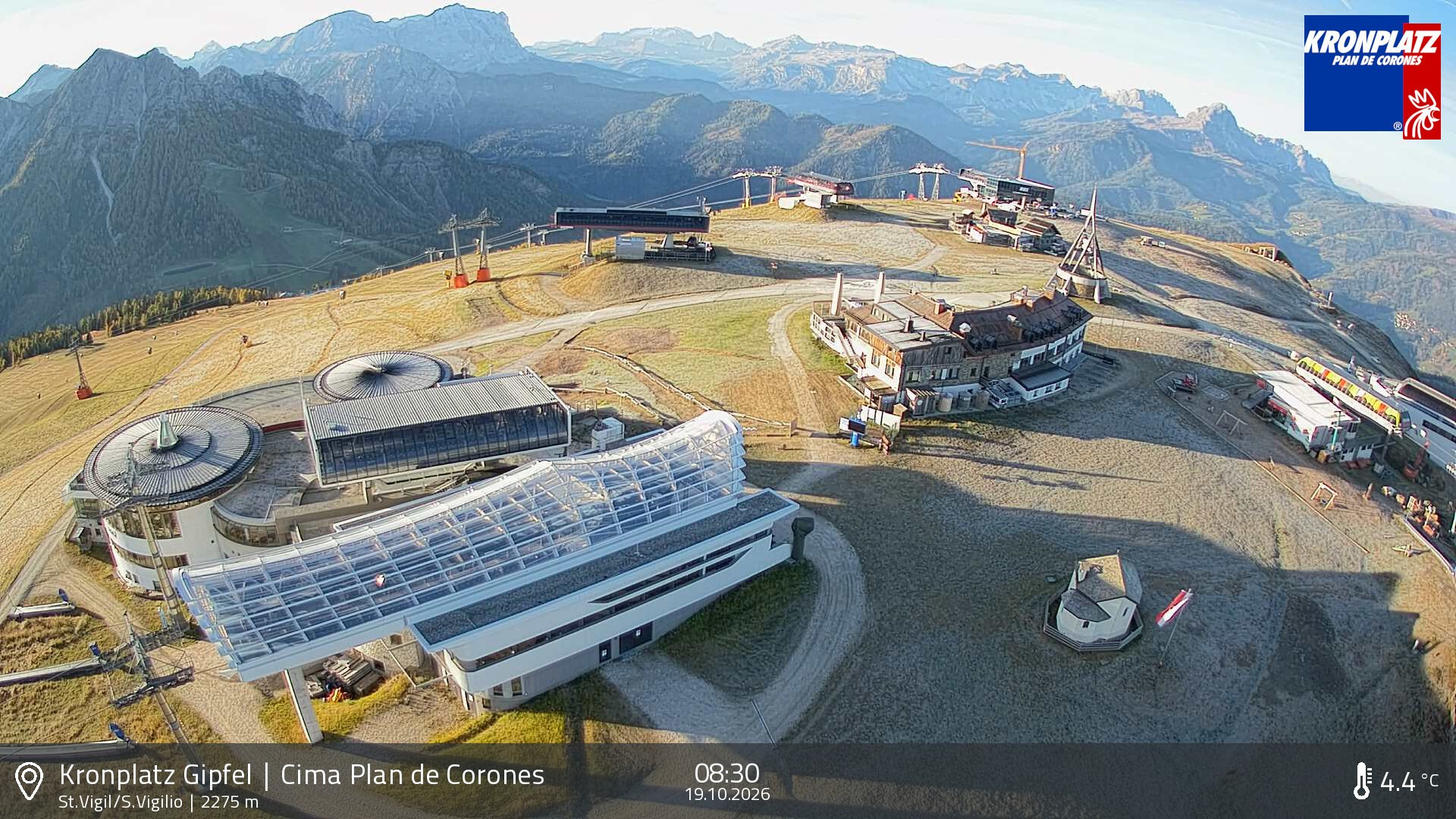 Archiv Foto Webcam Kronplatz - St. Vigil, Südtirol
