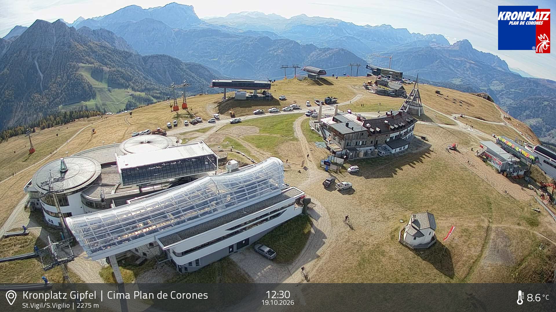 Archiv Foto Webcam Kronplatz - St. Vigil, Südtirol