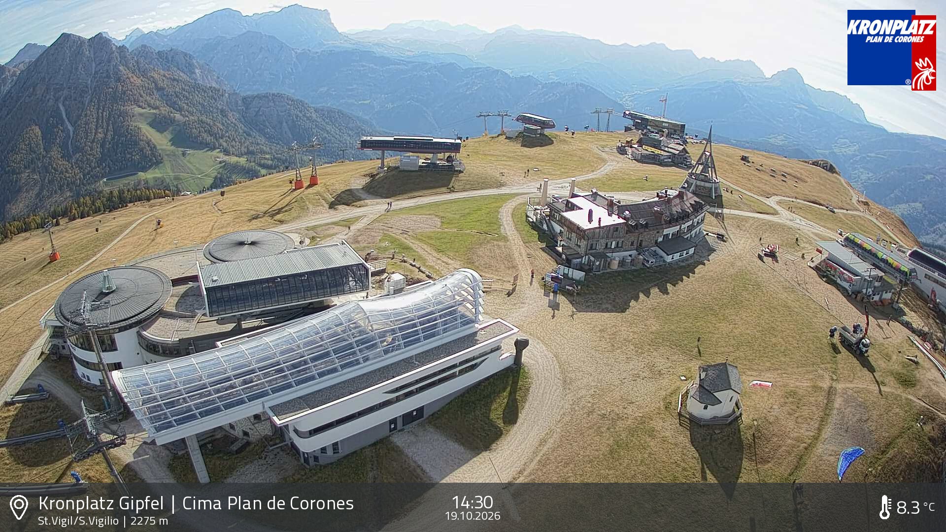 Archiv Foto Webcam Kronplatz - St. Vigil, Südtirol