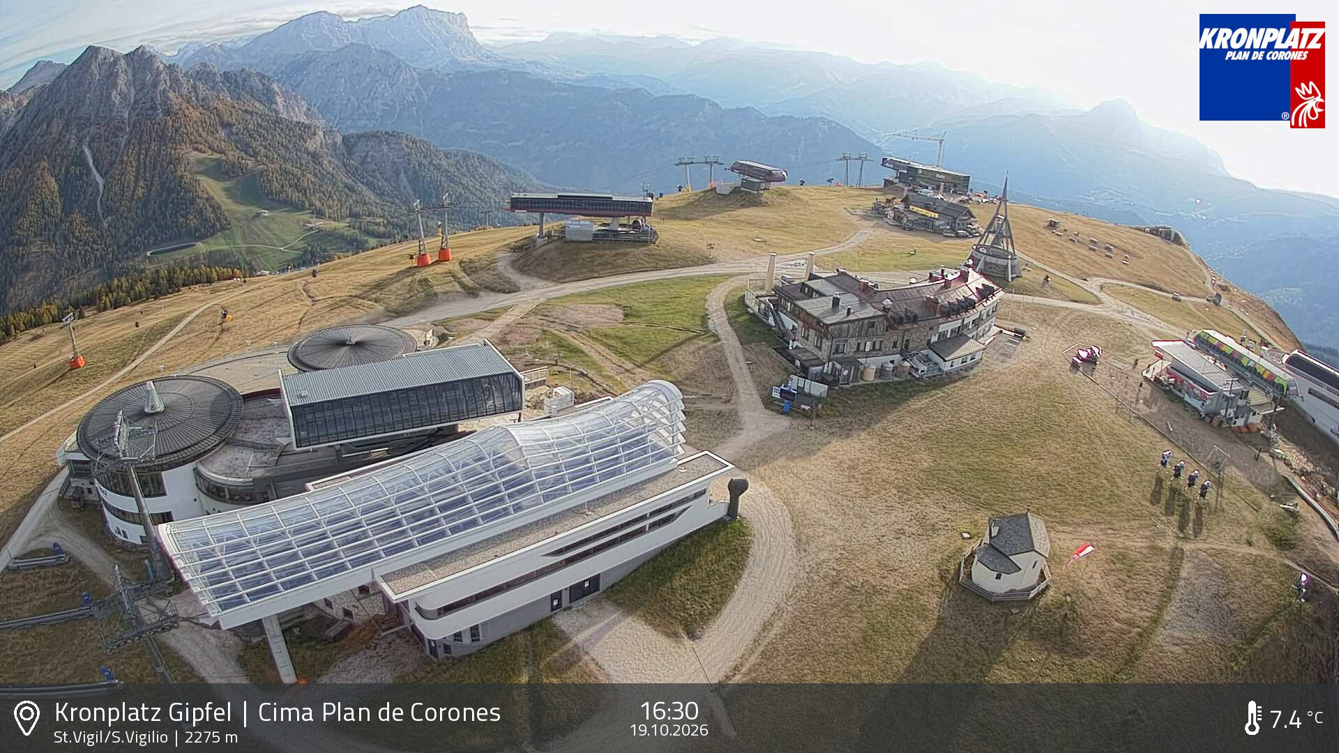 Archiv Foto Webcam Kronplatz - St. Vigil, Südtirol