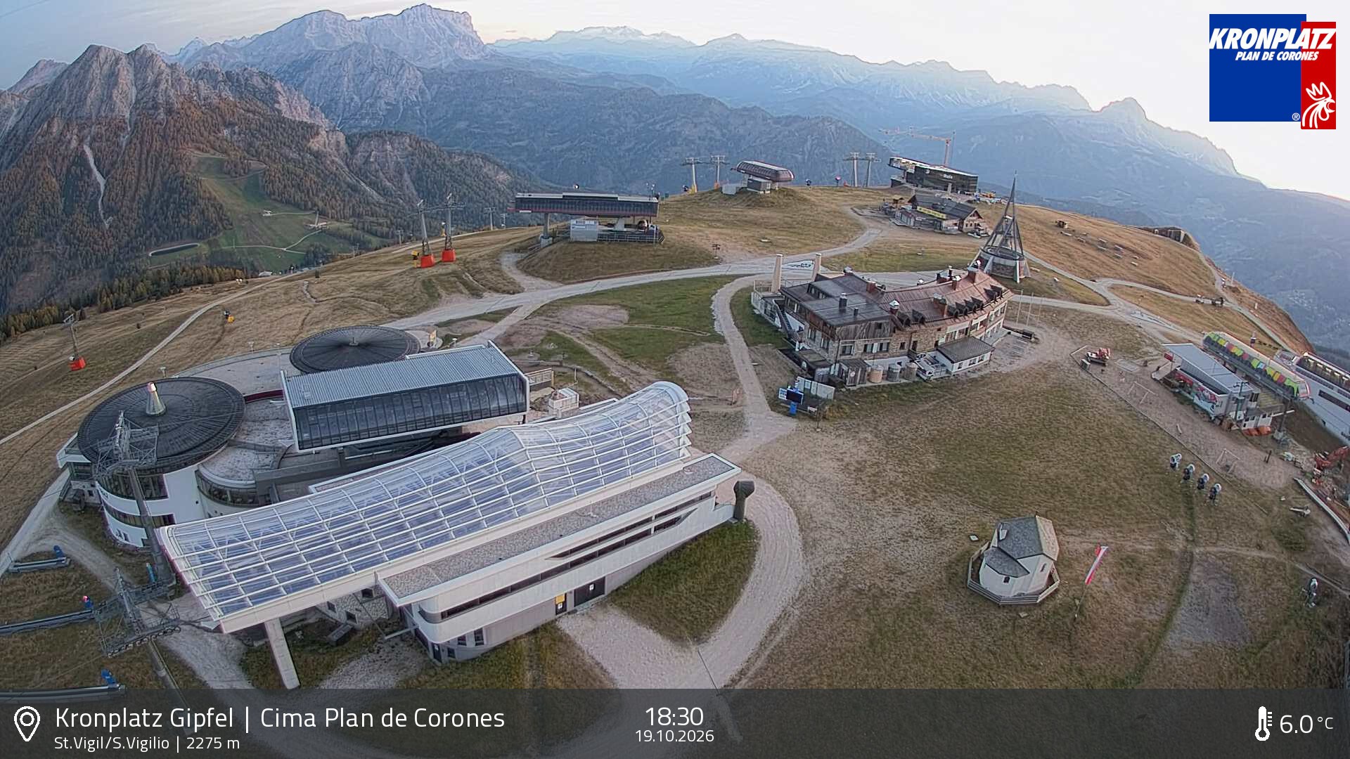Archiv Foto Webcam Kronplatz - St. Vigil, Südtirol