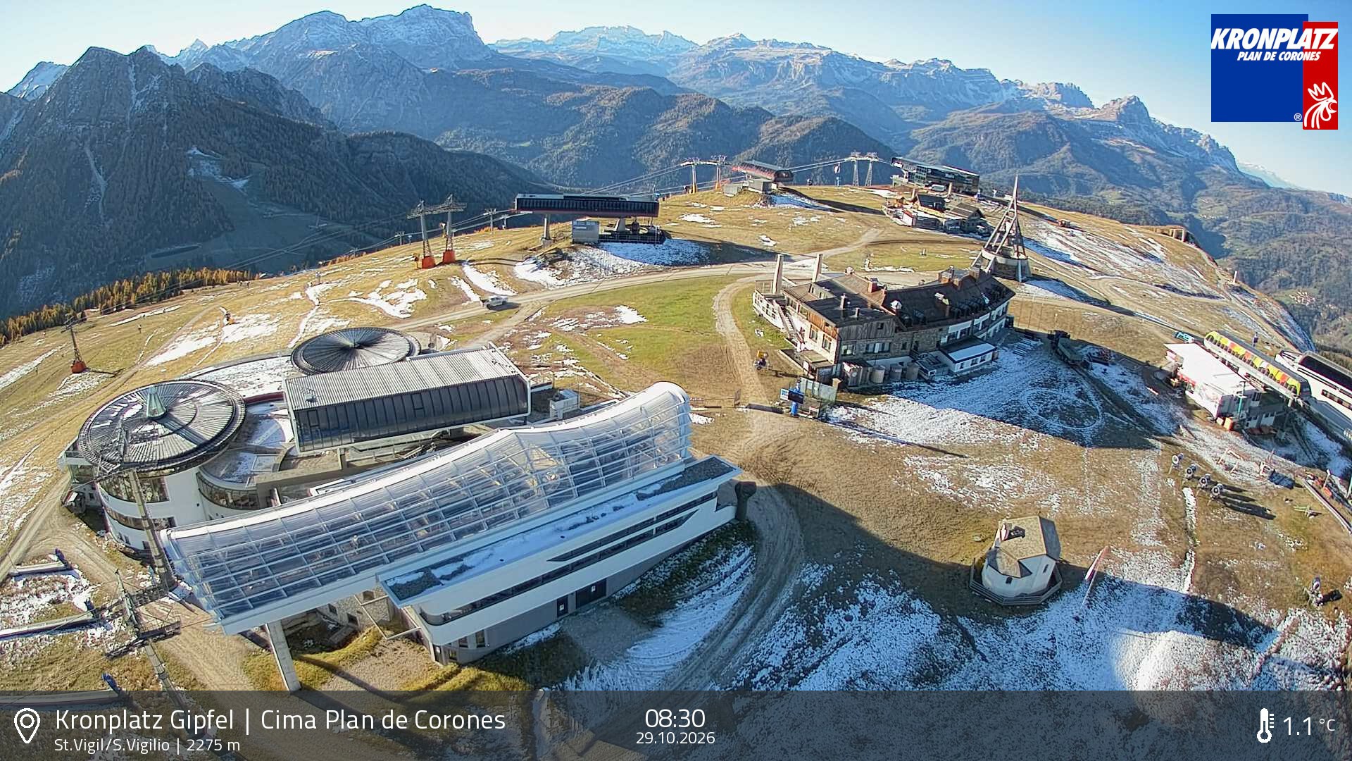 Archiv Foto Webcam Kronplatz - St. Vigil, Südtirol