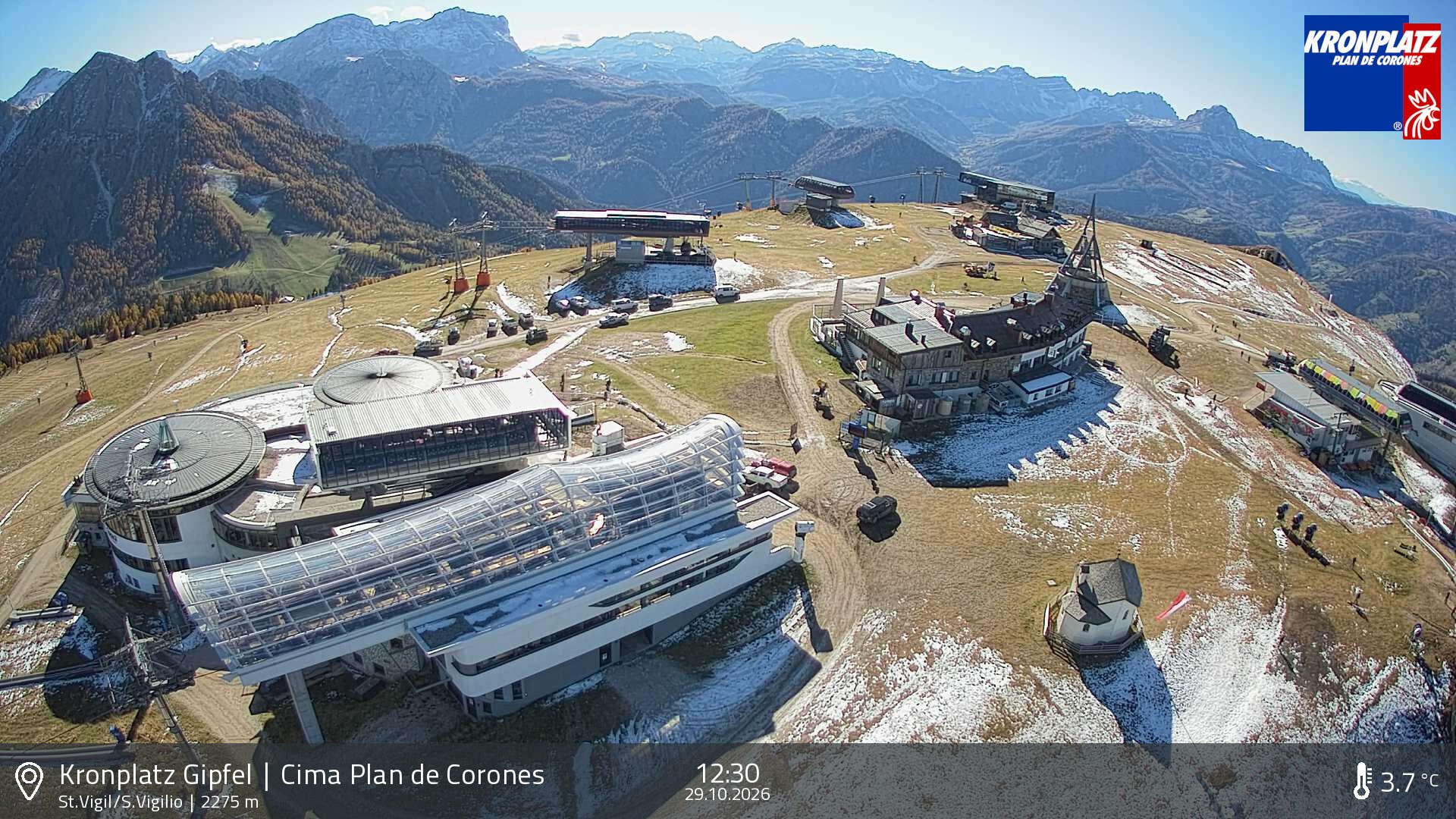 Archiv Foto Webcam Kronplatz - St. Vigil, Südtirol