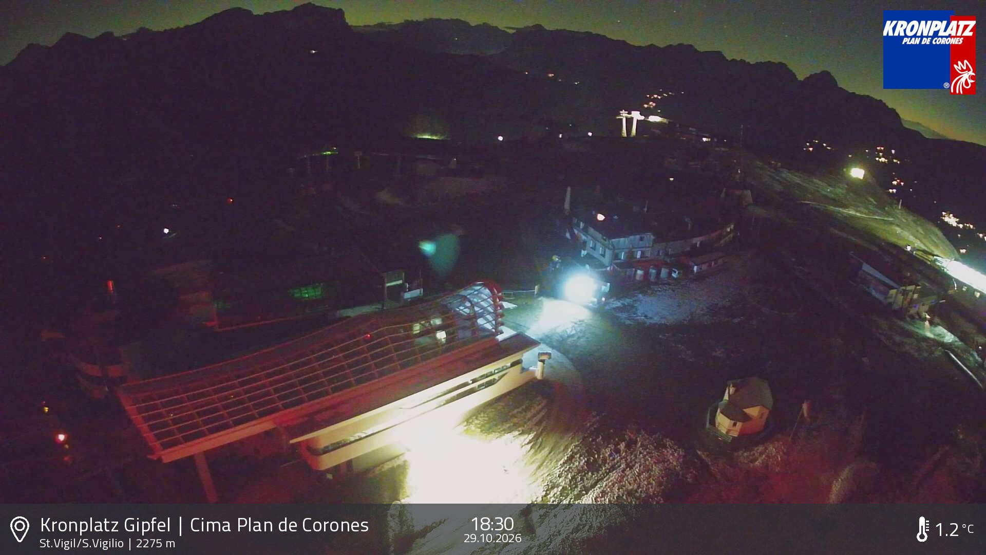 Archiv Foto Webcam Kronplatz - St. Vigil, Südtirol