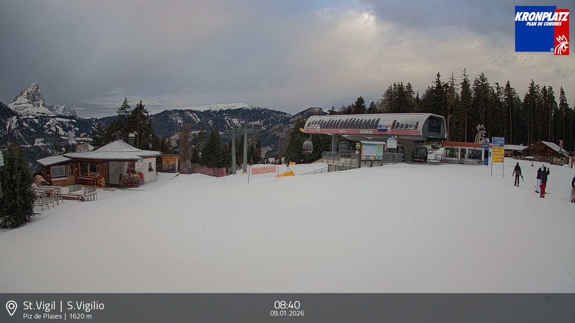 Archiv Foto Webcam Piz de Plaies, Kronplatz