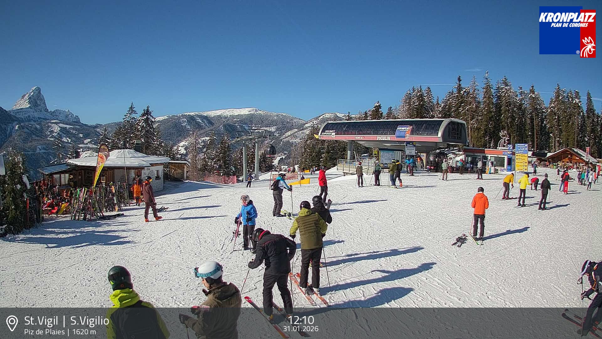 Archiv Foto Webcam Piz de Plaies, Kronplatz