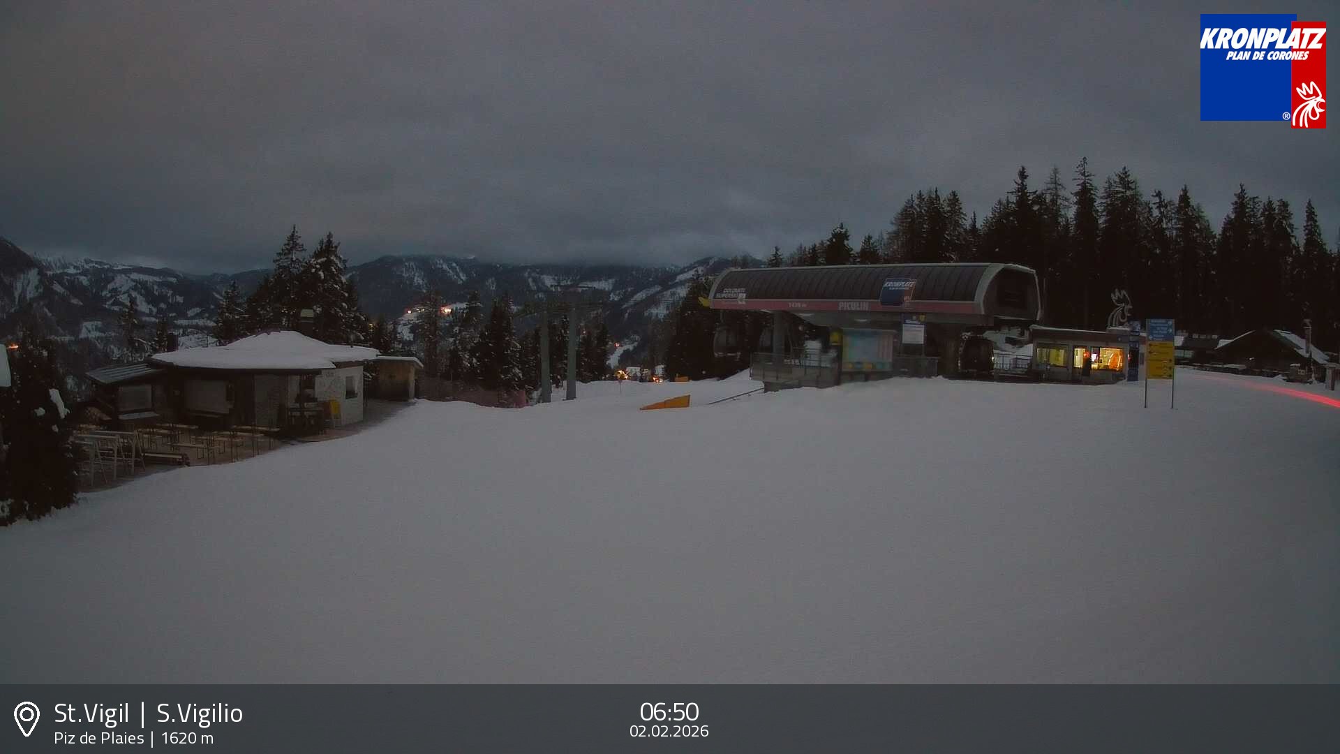 Archiv Foto Webcam Piz de Plaies, Kronplatz