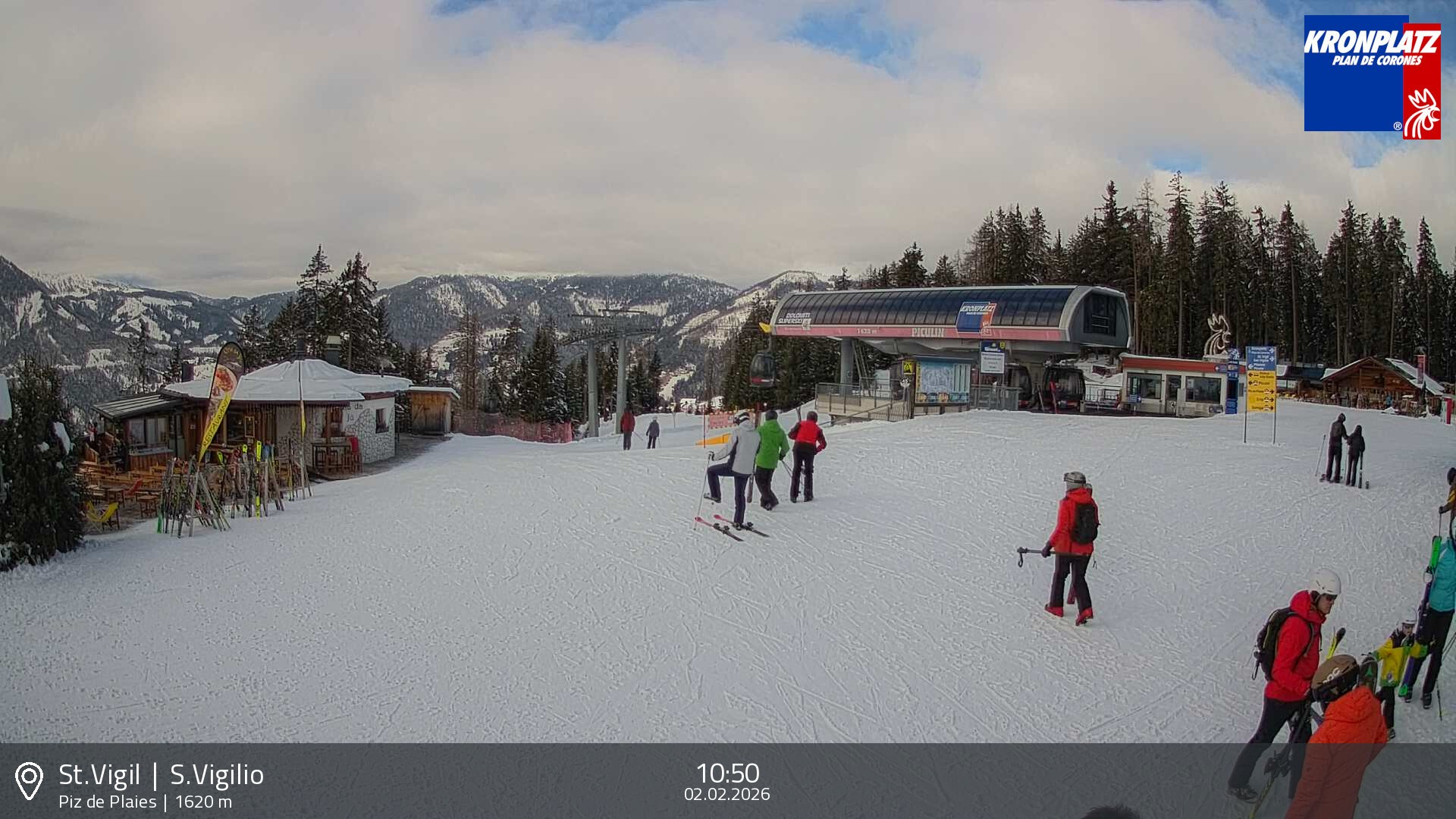 Archiv Foto Webcam Piz de Plaies, Kronplatz