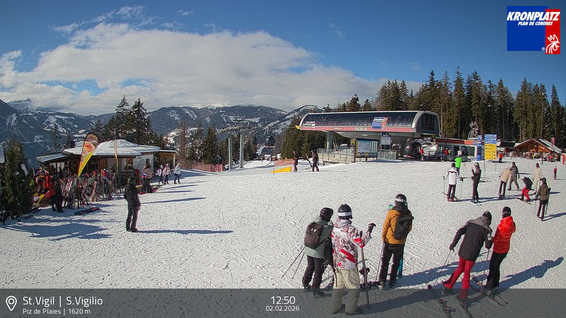 Archiv Foto Webcam Piz de Plaies, Kronplatz