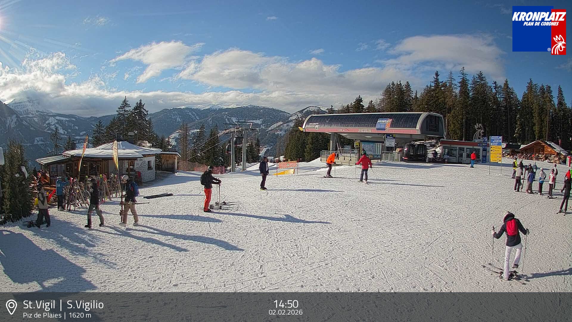 Archiv Foto Webcam Piz de Plaies, Kronplatz