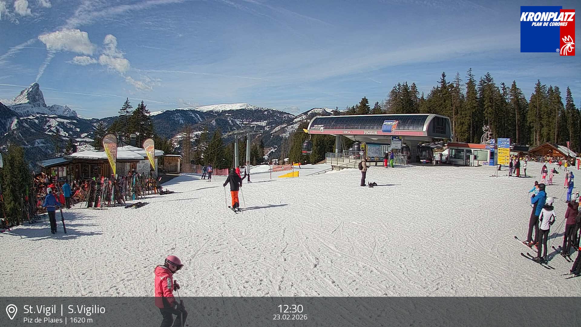 Archiv Foto Webcam Piz de Plaies, Kronplatz