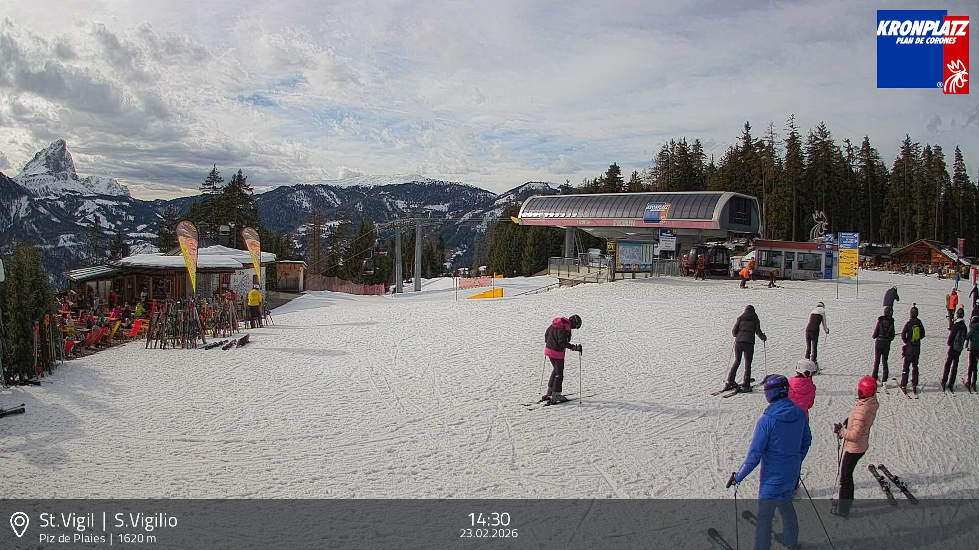 Archiv Foto Webcam Piz de Plaies, Kronplatz