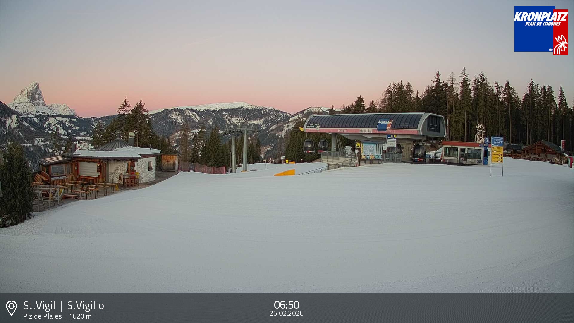 Archived image Webcam top station Piz de Plaies, Plan de Corones