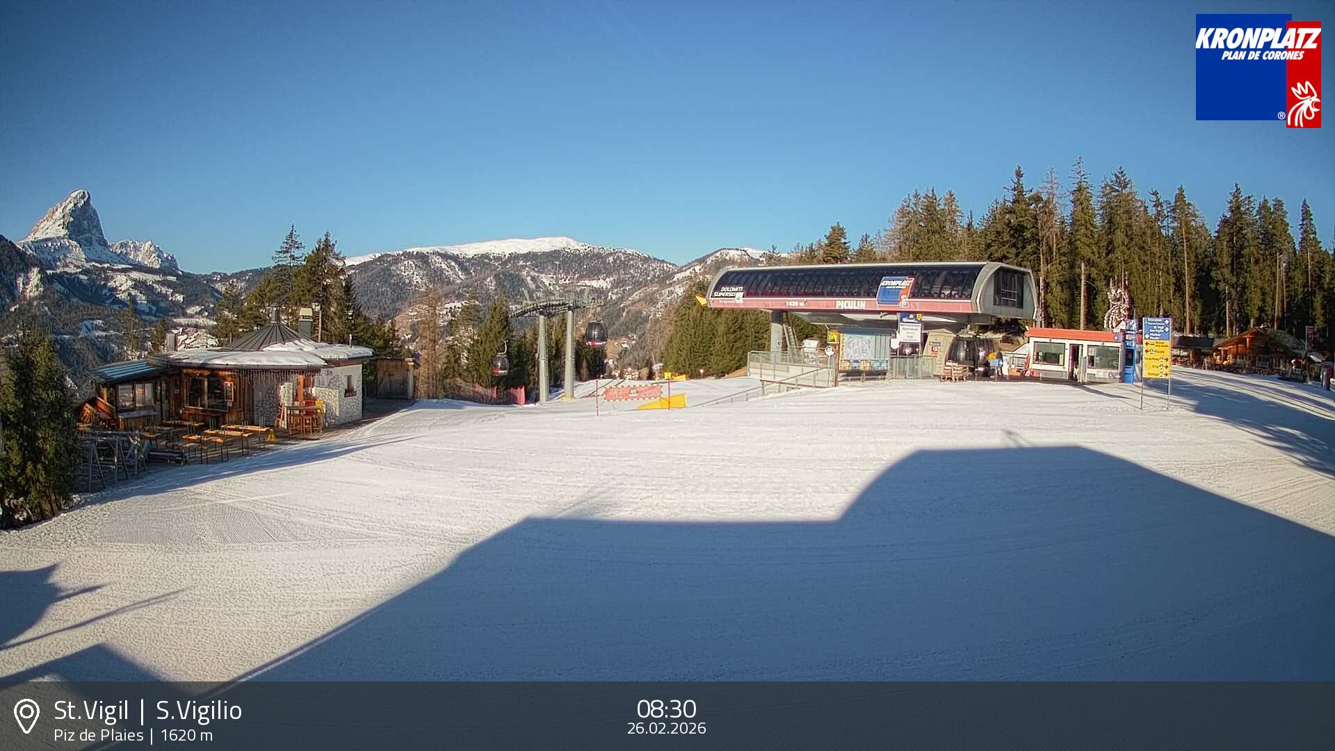 Archived image Webcam top station Piz de Plaies, Plan de Corones