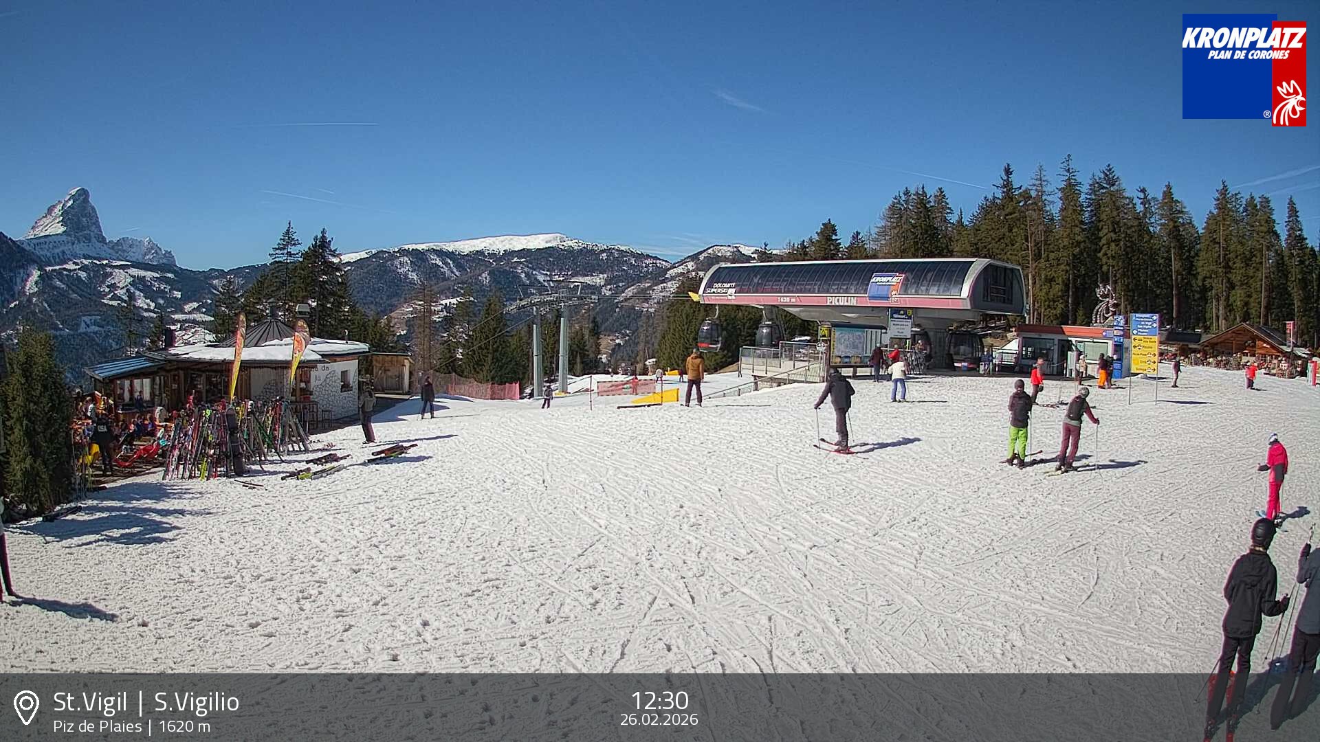 Archived image Webcam top station Piz de Plaies, Plan de Corones