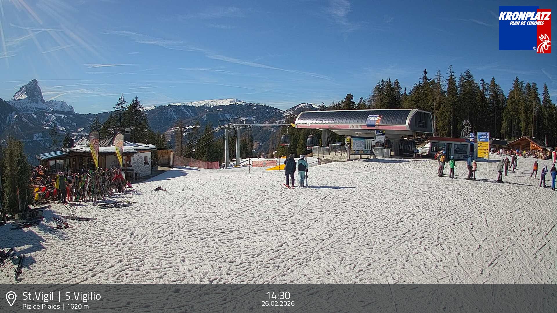Archived image Webcam top station Piz de Plaies, Plan de Corones