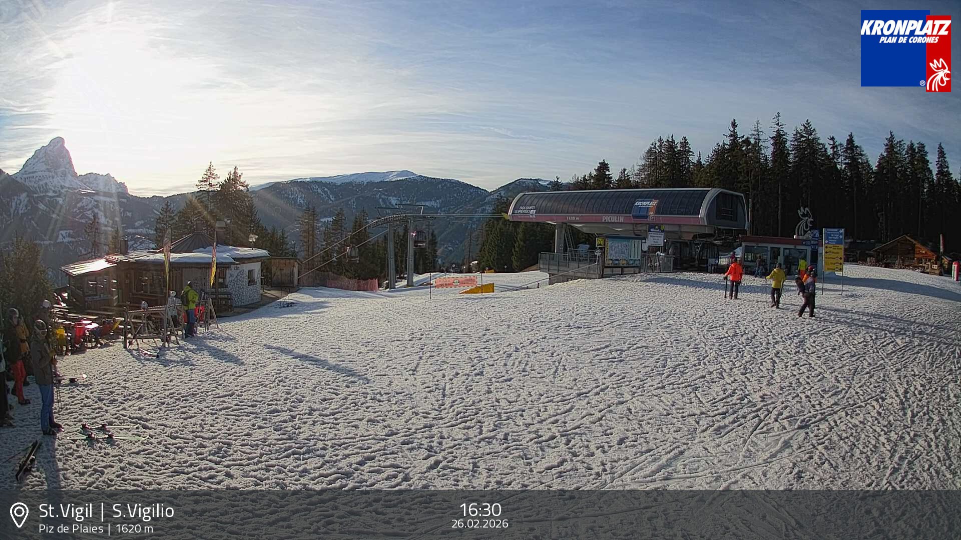 Archived image Webcam top station Piz de Plaies, Plan de Corones