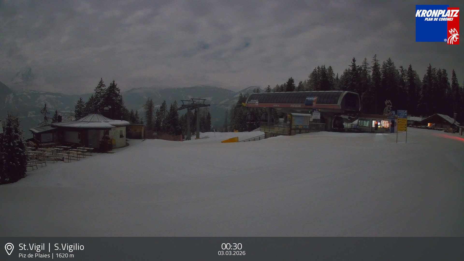 Archiv Foto Webcam Piz de Plaies, Kronplatz