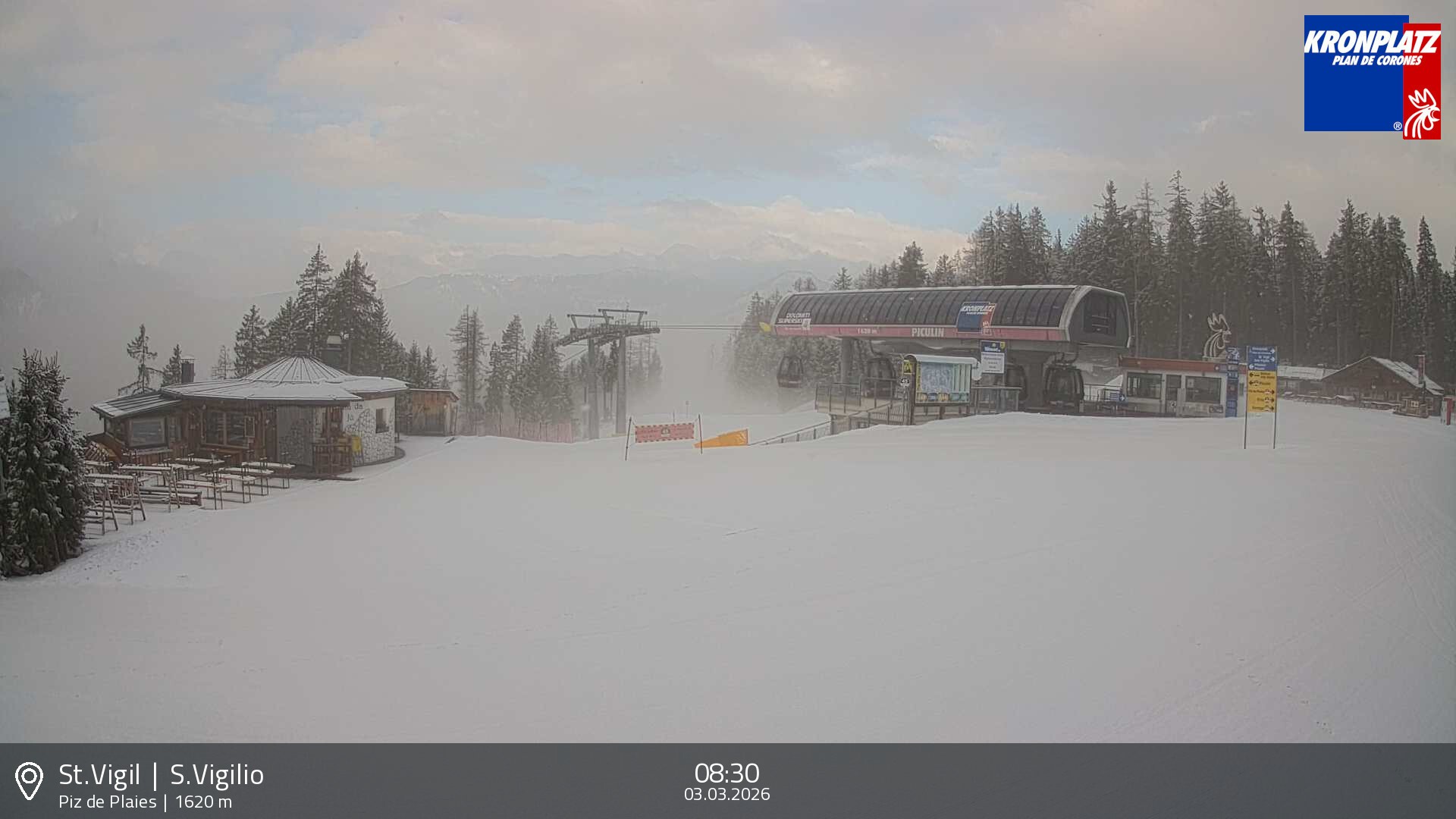 Archiv Foto Webcam Piz de Plaies, Kronplatz