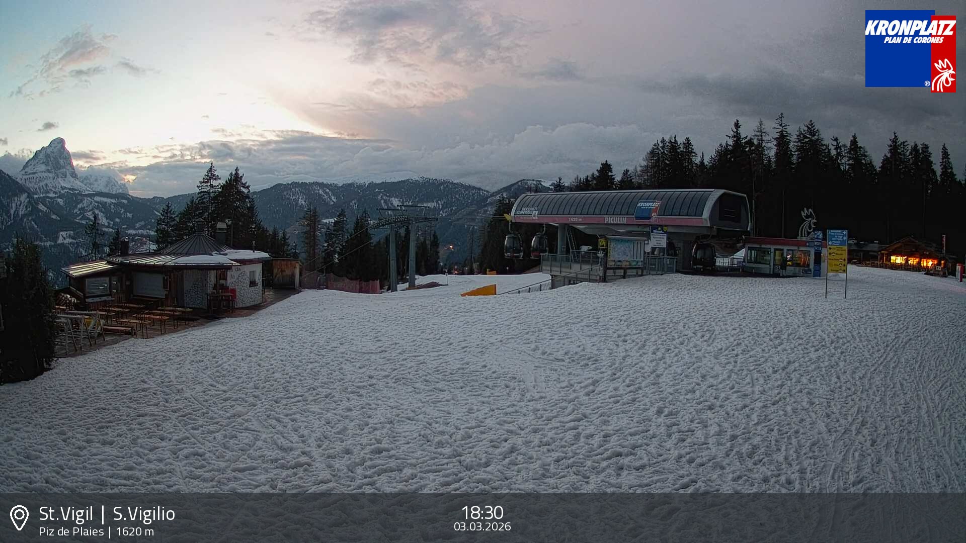 Archiv Foto Webcam Piz de Plaies, Kronplatz