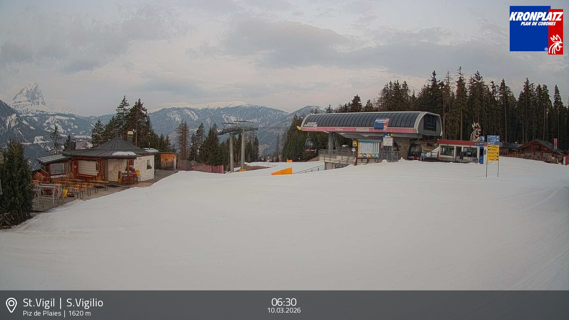 Archiv Foto Webcam Piz de Plaies, Kronplatz