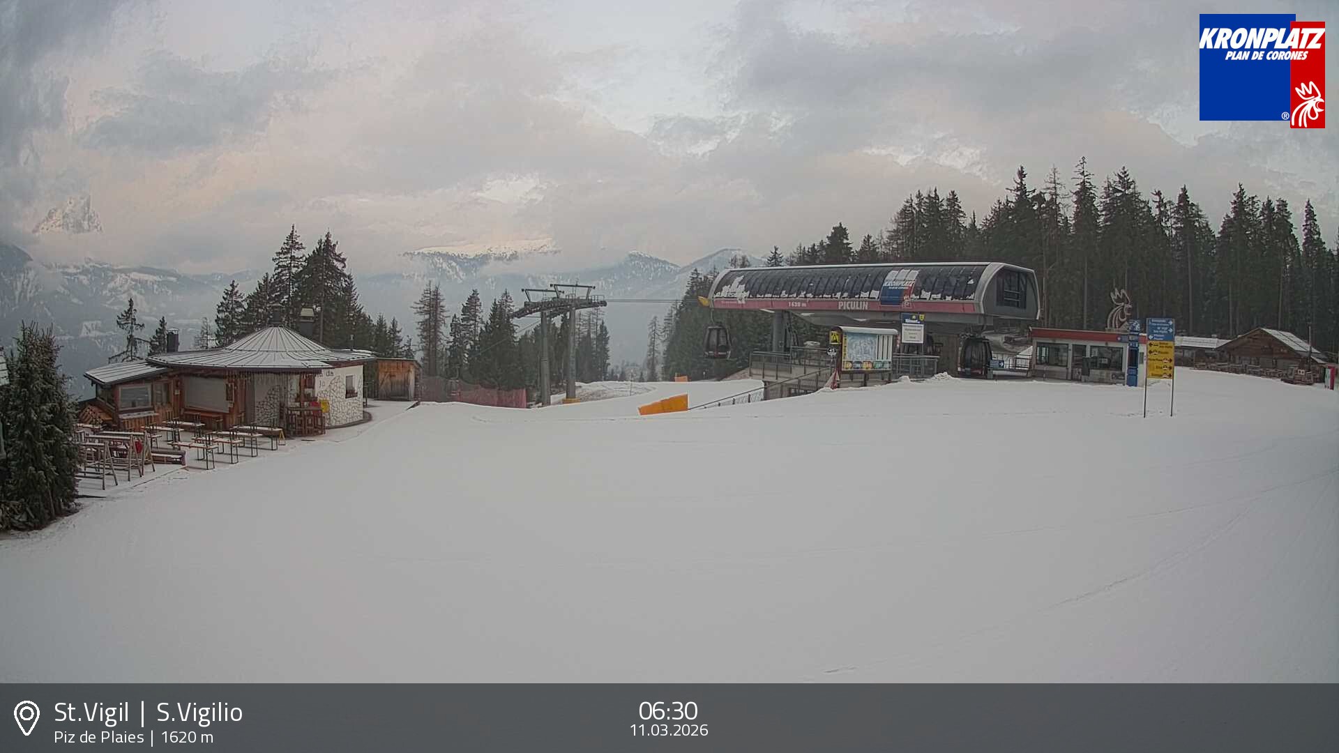 Archived image Webcam top station Piz de Plaies, Plan de Corones