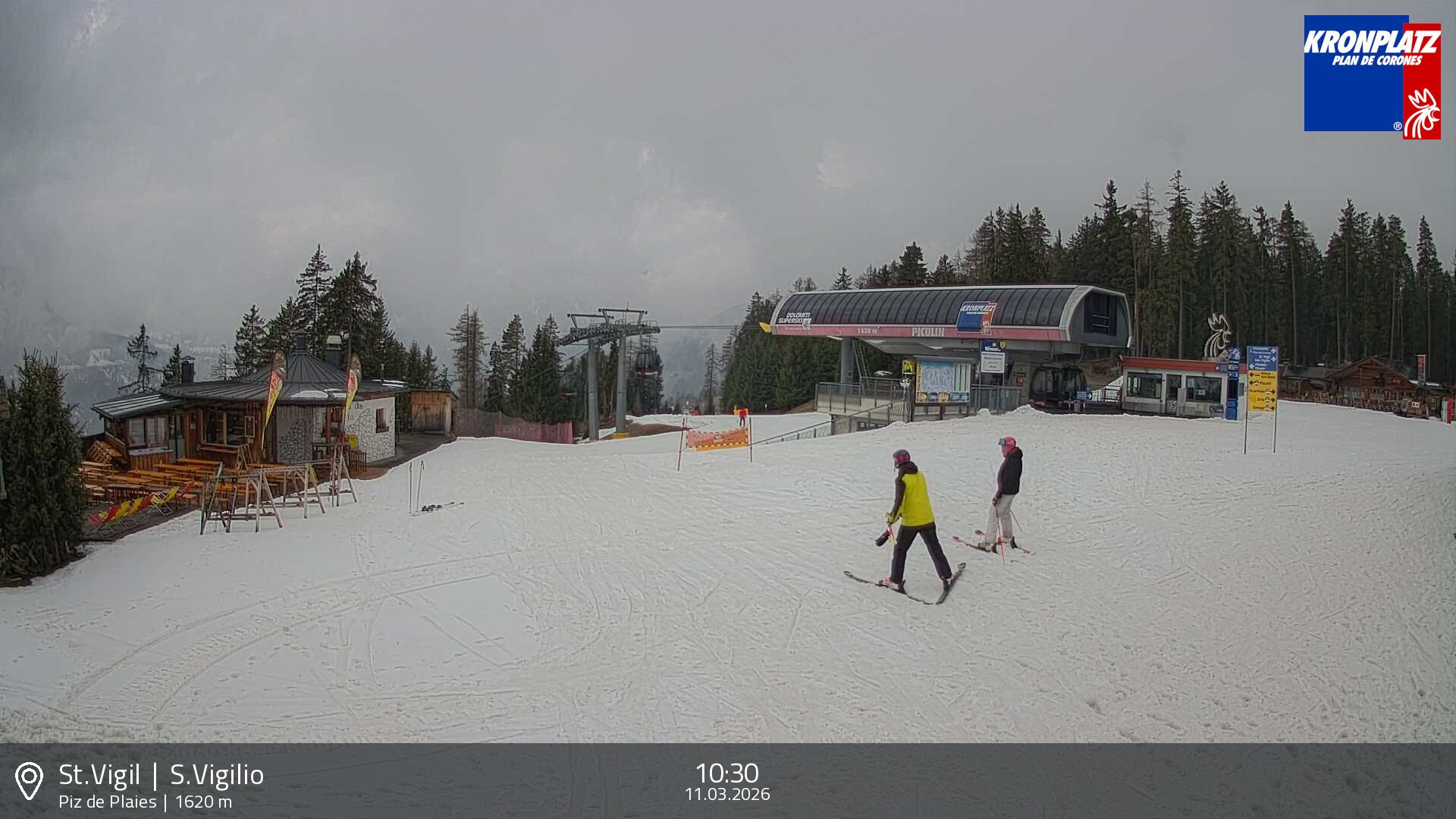 Archived image Webcam top station Piz de Plaies, Plan de Corones